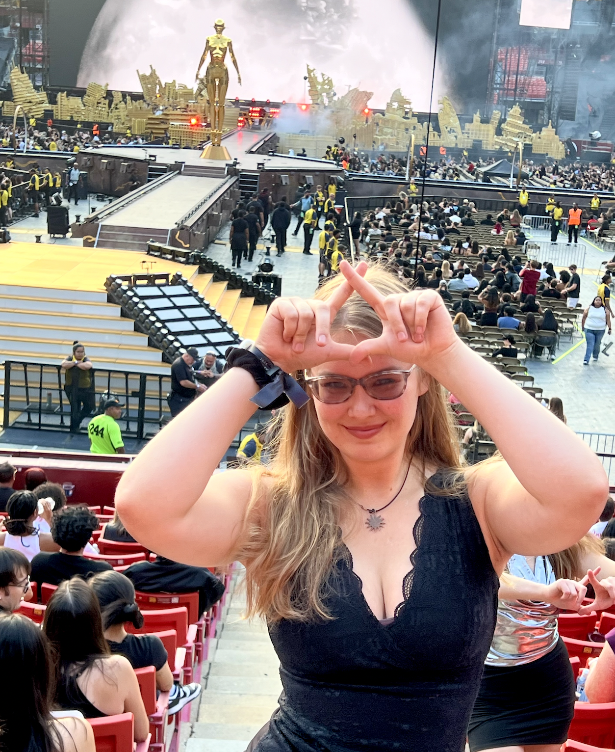 Me at the Weeknd's concert