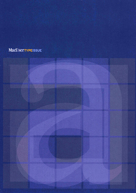 A blue graphic design poster