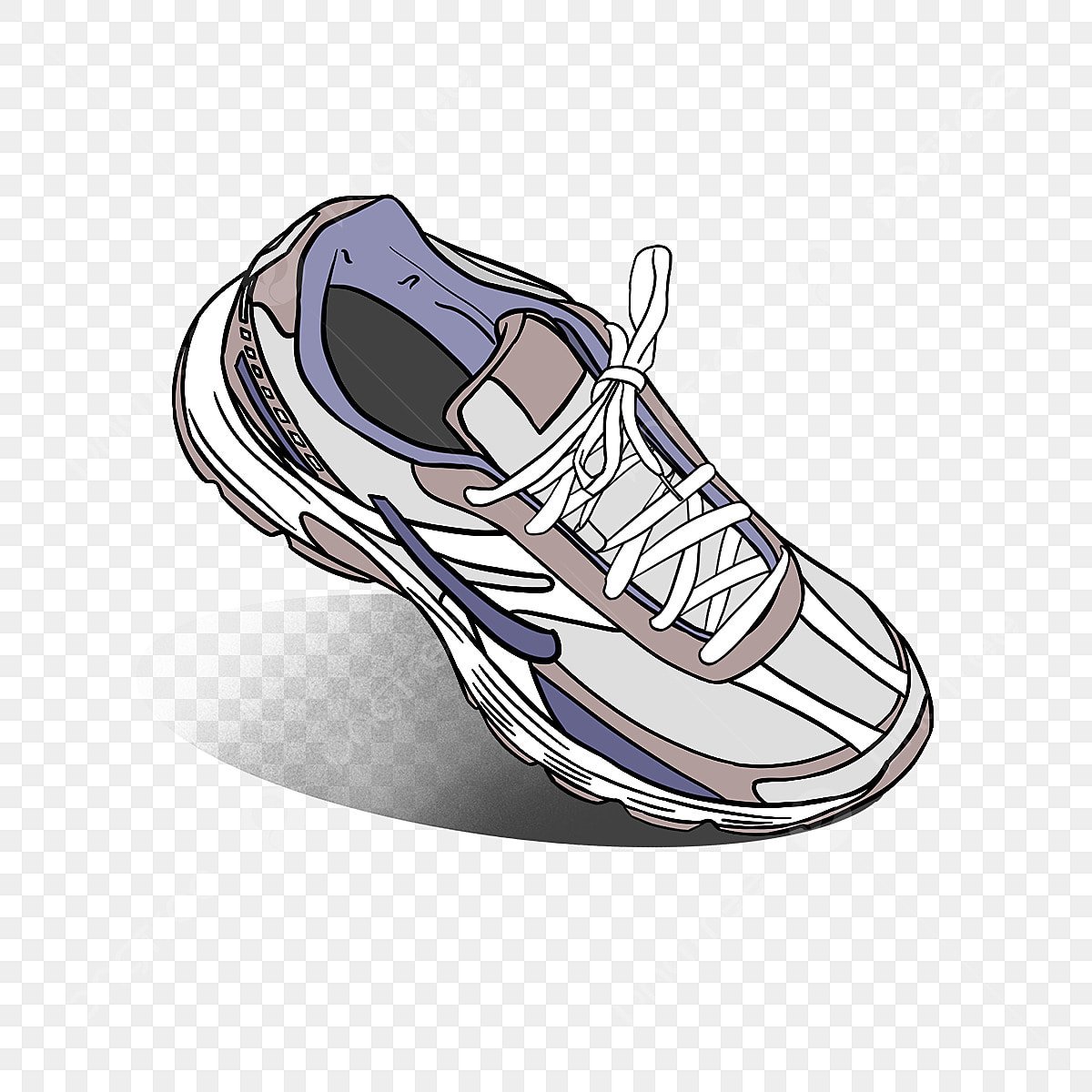 a running shoe