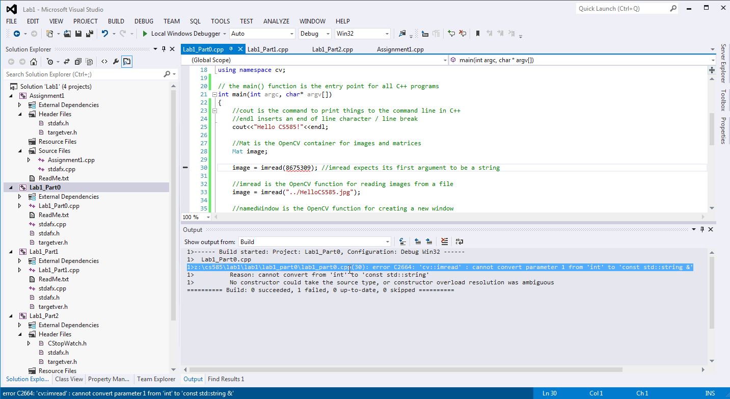 C load file. Функция main Visual Studio. Evaluate в Visual Studio. Cpp Command line arguments. Ошибка Visual Studio c2065.