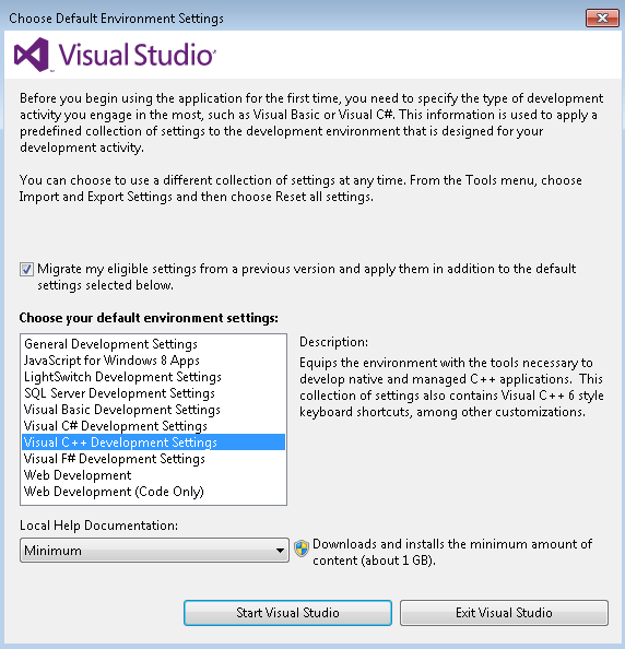 how to run c program in visual basic