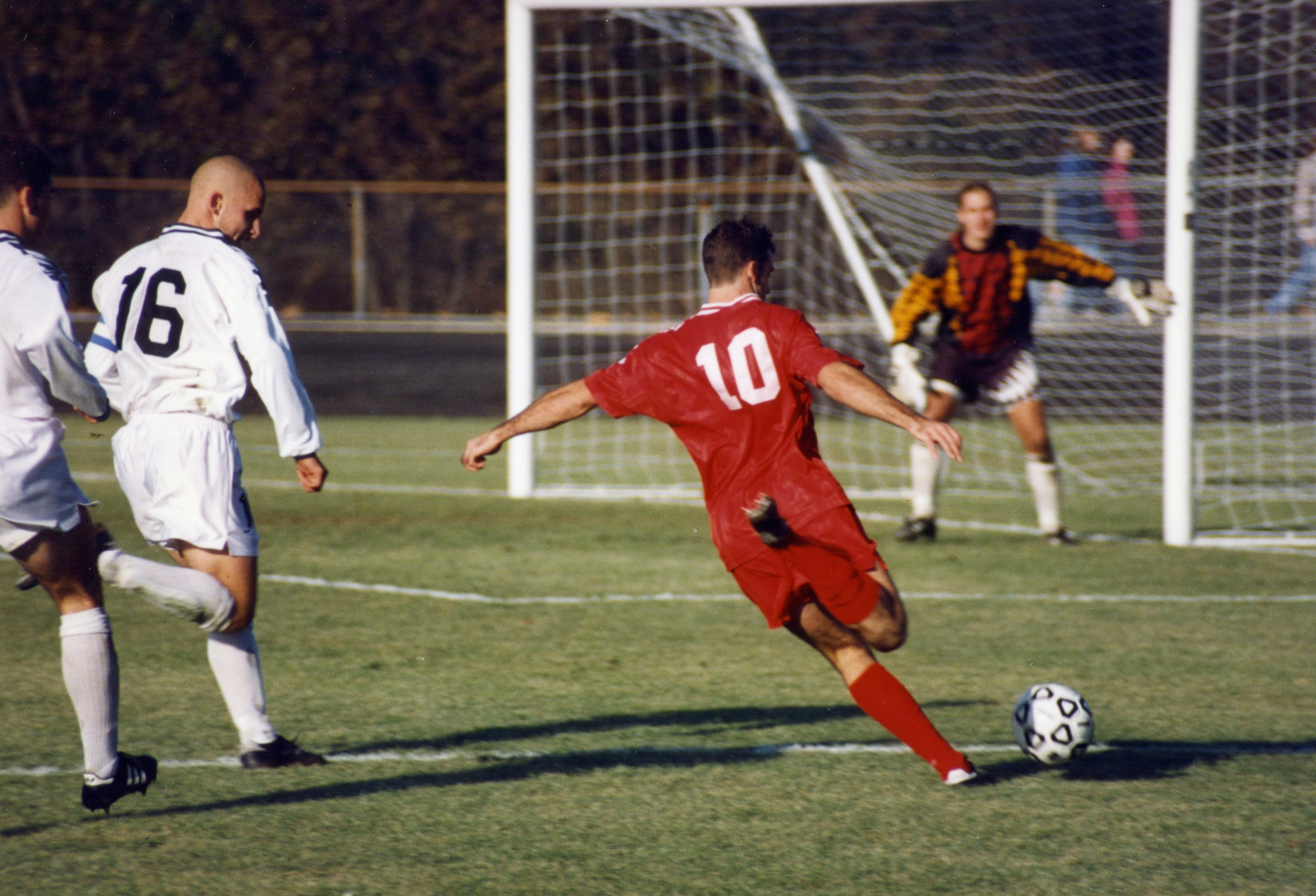 People playing soccer