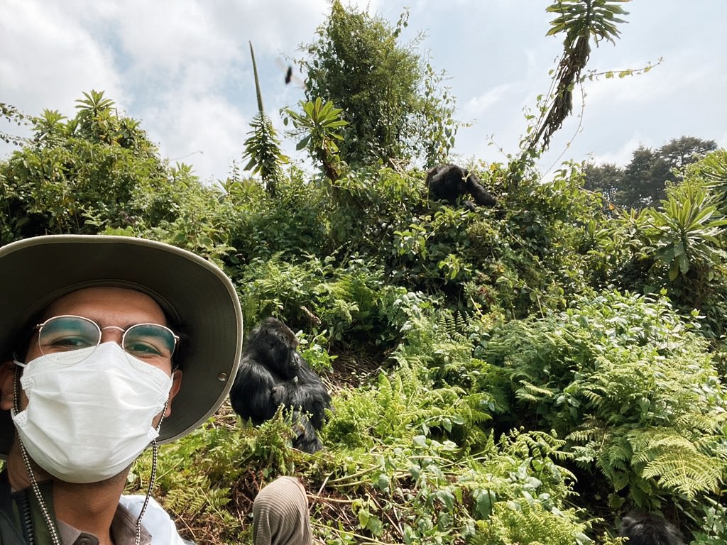 Selfie with Gorillas