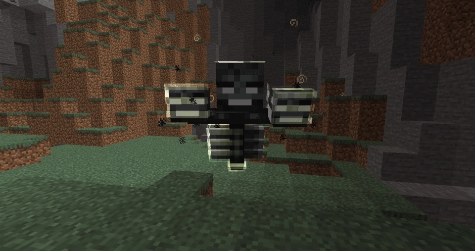 A picture of Wither in Minecraft.