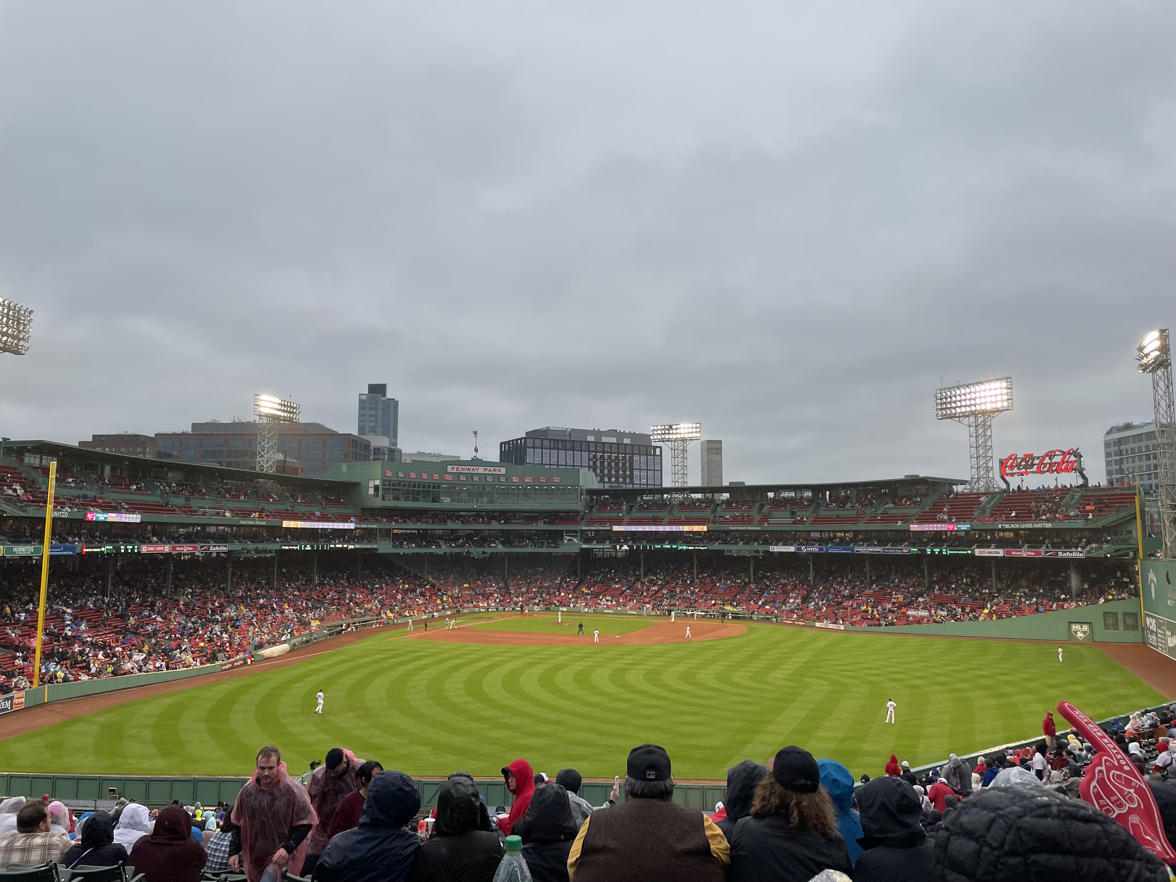 Me at a Red Sox Game