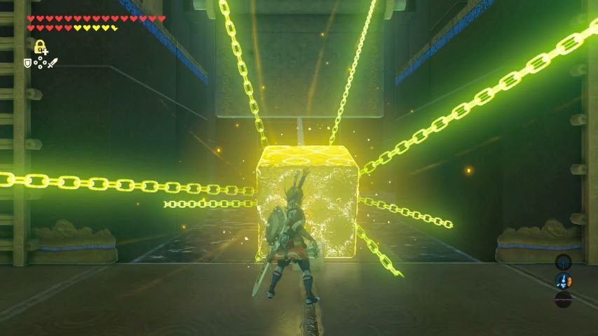 A puzzle room in Breath of the Wild