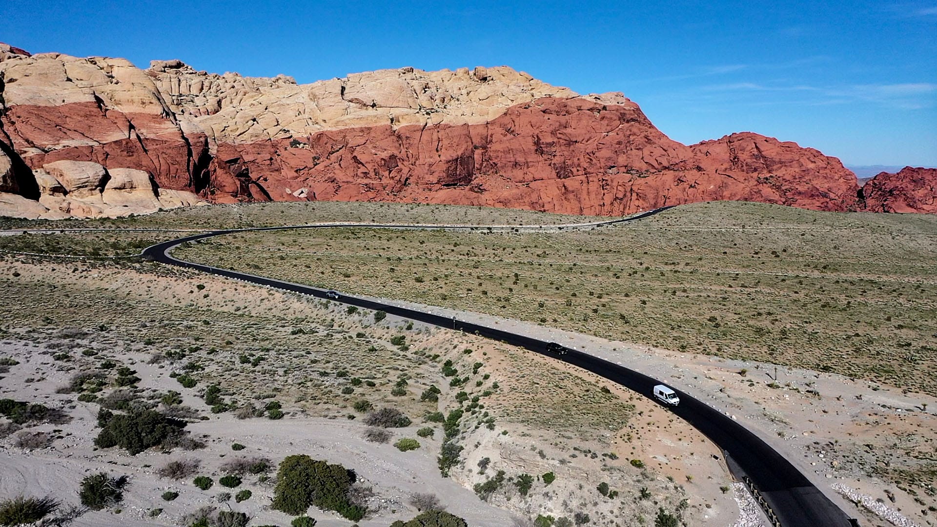 red rock in Las Vegas