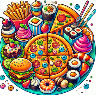 A picture of food