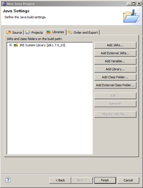 select user libs