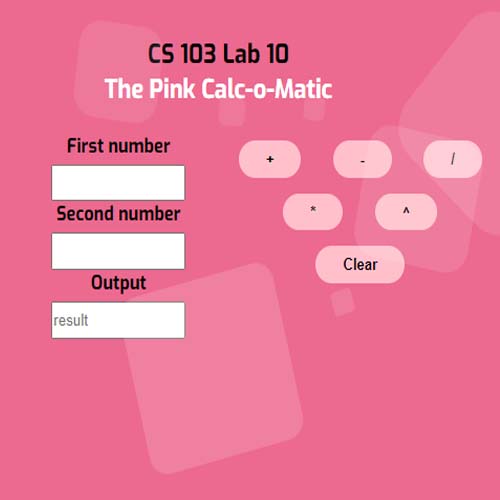 an interactive calculator