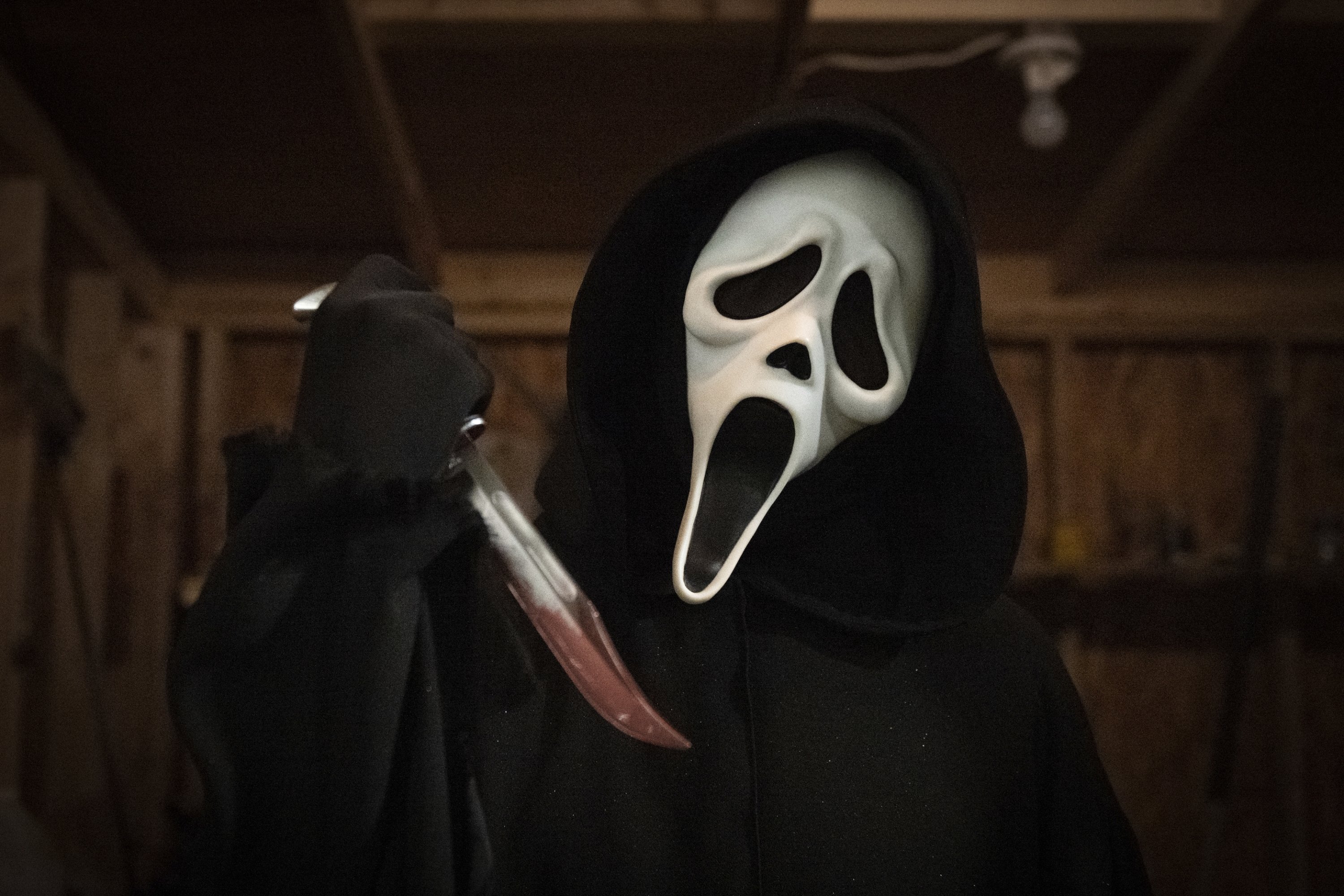 Ghost Face from the movie Scream